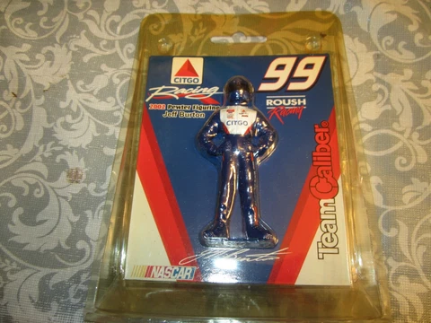 2002 TEAM CALIBER 1:24 PEWTER FIGURINE Jeff Burton Citgo Cover