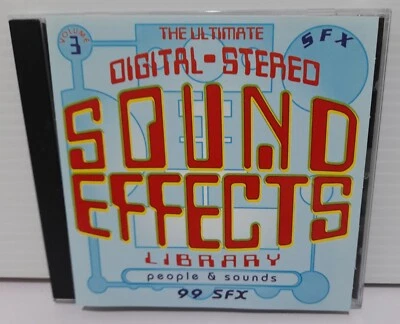 THE ULTIMATE SOUND EFFECTS LIBRARY - CD -  PEOPLE & SOUNDS - VOL.3 - Image 1 of 2