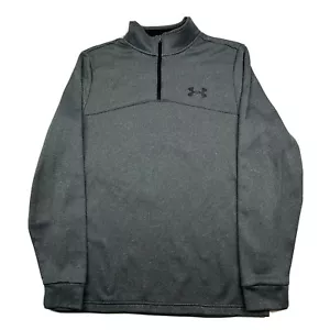 Giacca pullover Under Armour uomo piccolo grigio poliestere 100% poliestere 1/4 zip - Foto 1 di 7