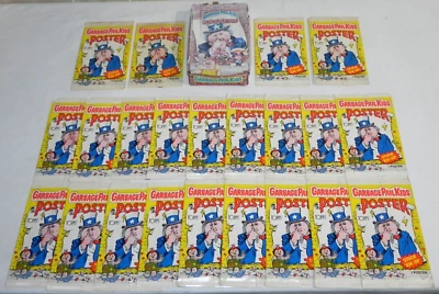LOT of 22 - Vintage Topps 1986 Garbage Pail Kids Poster Unopened Pack GPK. Rare. - Image 1 of 4