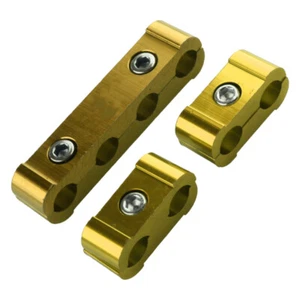 8mm 9mm 10mm Gold Spark Plug Wire Separators Dividers Looms Ignition - Picture 1 of 3