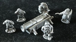 Citadel DS1 Zwergkanone Belagerungsbombard mit Besatzung Pre Slotta Metallminiaturen - Bild 1 von 3