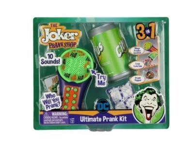 The Joker Prank Shop DC Ultimate Prank Kit 3 em 1, Bin221-222 - Imagem 1 de 4