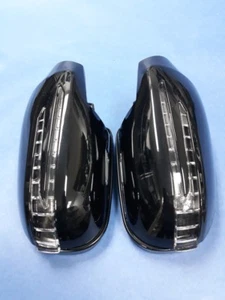 DOS CUBIERTAS DE ESPEJO RETROVISOR PUERTA LED NEGRO FLECHA PARA MERCEDES BENZ W168 CLASE A 1997-2004 - Imagen 1 de 10