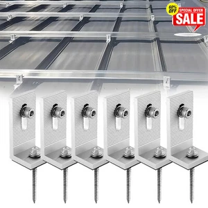 Solar Halterung L-Winkel Alu PV Befestigungsprofile Trapezblech Flachdach Dach - Bild 1 von 15