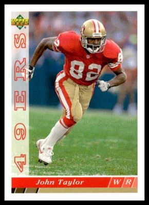 1993 Upper Deck #258 John Taylor San Francisco 49ers Football Card - Image 1 of 2