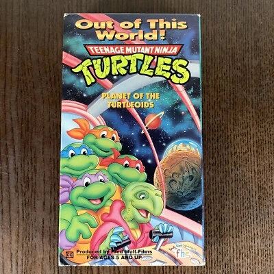 Teenage Mutant Ninja Turtles Out Of This World! Planet of the Turtleoids VHS - Image 1 of 4