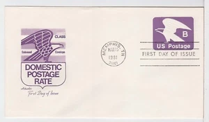 TurtlesTradingPost- American Eagle B Rate Envelope- 1981- FDC #U592 - Artmaster - Picture 1 of 1