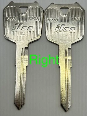 2 Key Blanks Kawasaki Ninja EX250 EX 250 Ninja 250R R 300 EX300 2017 2018 2019  - Image 1 of 2