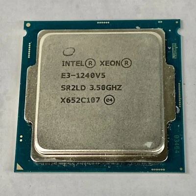 Intel Xeon E3-1240v5 SR2LD 3.50GHz Quad Core LGA1151 8MB Processor CPU - Image 1 of 2