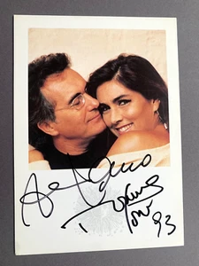 AL BANO & ROMINA POWER original signiert signed  Autogrammkarte 10x15 - Picture 1 of 2