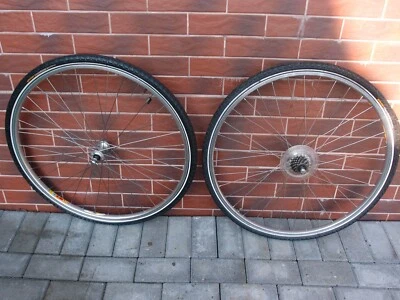 700C wheels set FiR A23 Shimano 400 CX FH-C040 HB-C400 for touring bike - Image 1 of 4