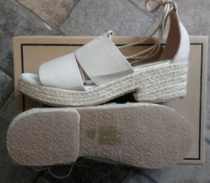 ASOS TIE ANKLE ESPADRILLES - SIZE 3 - Picture 1 of 6