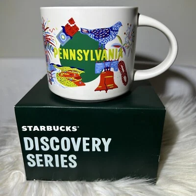 Starbucks PENNSYLVANIA Discovery Series Collectible Coffee Mug 14 Oz. NEW!! - Image 1 of 4