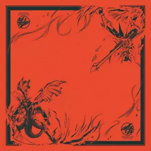2 Player Cloth TCG Playmat CardFight Vangaurd Blaster Red Stitched Border - Picture 1 of 1