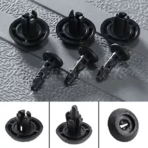 50 Push Type Plastic Car Hood Rivet Guard Mat Fastener Clip For Toyota Camry 7MM - Picture 1 of 11
