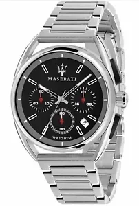 Orologio Uomo MASERATI Trimarano Cronografo Quadrante Nero R8873632003 - Foto 1 di 4