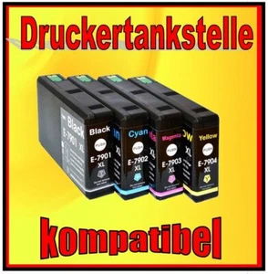 Compatible Epson 79 T7901 T7902 T7903 T7904 Workforce 4630 4640 5110 5190 5620 - Imagen 1 de 2