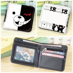 Danganronpa Monokuma Anime Cosplay Unisex Wallet Fold PU Fashion Wallet Gift - Picture 1 of 3