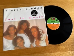 Sister Sledge - Lost In Music (1984 Mix By Nile Rodgers) 12" Near Mint Vinyl - Imagen 1 de 4