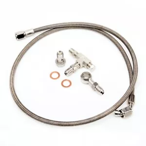 Se adapta a Nissan KA24DE con Garrett GT2560R GT2871R B.B. Kit de línea de alimentación de aceite 90 grados - Imagen 1 de 1