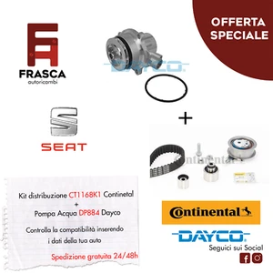 KIT Distribución Continental Bomba Agua Dayco Seat Ateca KH7 2.0 TDI 1.6 TDI - Imagen 1 de 4