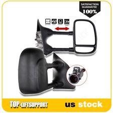 Power Heated Side View Mirrors Towing Mirrors For 1999-2007 Ford Super Duty Pair