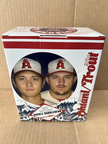 Shohei Ohtani And Mike Trout City Connect 7/1/23 LA Angels DUAL Bobblehead SGA Cover