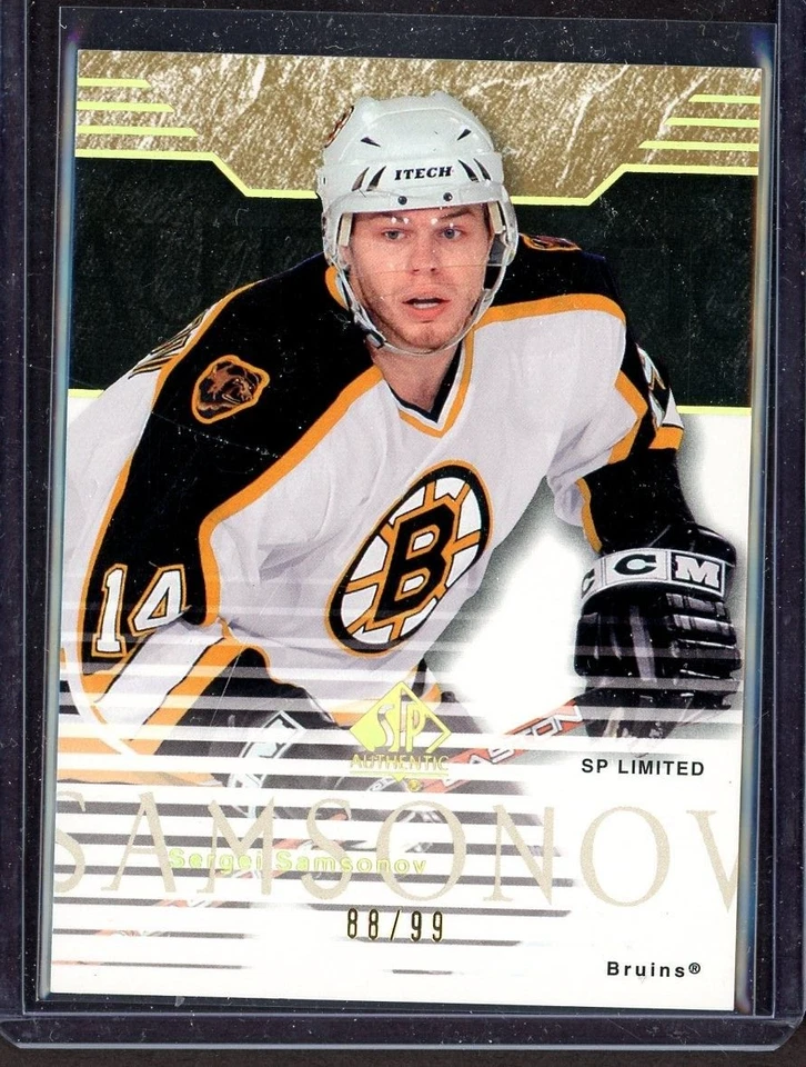 2003-04 SP Authentic Limited #8 Sergei Samsonov 88/99 - Image 1 of 1