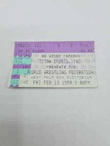 WWF WWE West Palm Bch Ticket Stubs Titan Sports X3 Bundle A24 - Picture 1 of 2