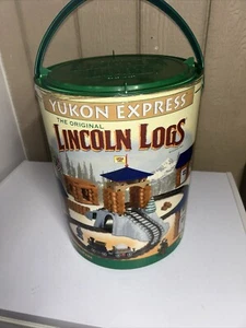 2009 The Original Lincoln Logs Yukon Express Real Wood Pieces #00888 No Train - Picture 1 of 7