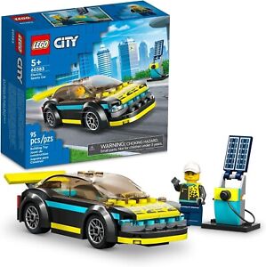 LEGO City Electric Sports Car, Toy for 5 Plus Years Old Boys and Girls, Race Car