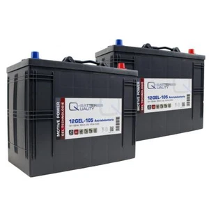 Ersatzakku für Kärcher B 40 W Reinigungsmaschine 24V 2x 12V 105Ah - Bild 1 von 5