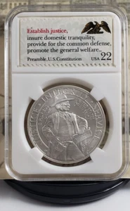 2015-P U.S. Marshal Commemorative Silver Dollar with Vintage Stamps - Nice! W2 - Bild 1 von 10