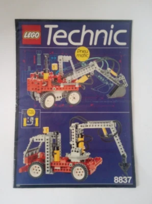 SET LEGO 8837 SOLO MANUALE AUTOGRU PNEUMATIC VINTAGE. - Immagine 1 di 2