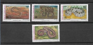 TURQUIA 1991, SERIE 2686/89 TEMA FAUNA SERPIENTES . MNH. - Imagen 1 de 1