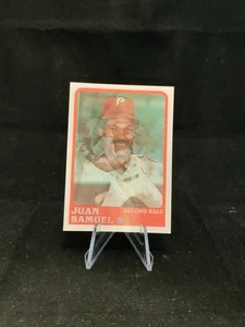 Tarjeta de béisbol Juan Samuel #96 1988 Sportflics Philadelphia Phillies MLB casi nueva - Imagen 1 de 2