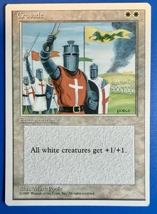 1 BANNED MTG Magic The Gathering Cruzade | Fourth Edition 4ED | NM - Picture 1 of 7