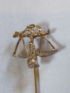 Vintage Metal Scale Stick Pin. - Picture 1 of 18