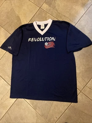 Camiseta de fútbol New England Revolution años 90 para hombre azul majestuoso EE. UU. Foto 1 de 3