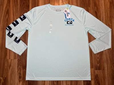 Costa Del Mar - Born On The Water - Blue Long Sleeve T-shirt - Size XL - Image 1 of 4