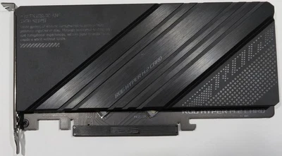 ASUS ROG HYPER M.2 PCIE NGFF NVME SSD Expansion Card + Heatsink + x2 1TB M.2 SSD - Image 1 of 4