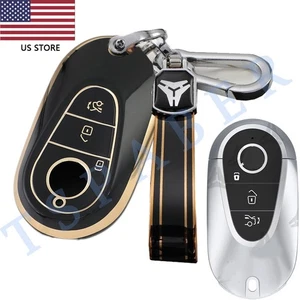 Llavero Funda Llavero Coche Ajuste Mercedes Benz C E S GLC CLE Clase EQS EQE - Imagen 1 de 6