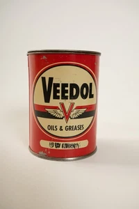 Veedol Öle & Fette schwere Fettdose (UW4/JSF6) fühlt sich voll an 1 Pfund Gezeitenwasser - Bild 1 von 7