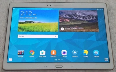 Samsung Galaxy Tab S, SM-T800, 16GB, White, Wi-fi Only, Android, Tablet, Reset - Image 1 of 4