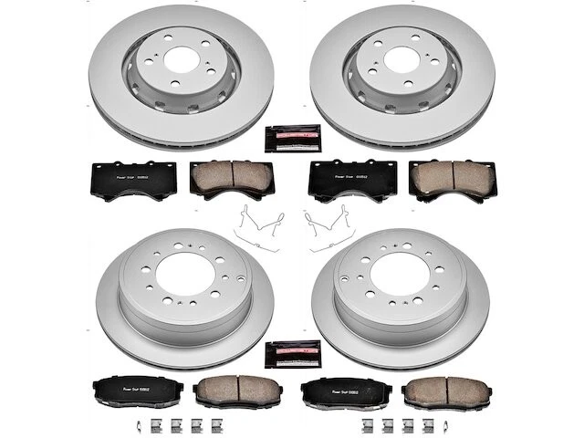 Kit de pastillas de freno y rotor delanteras y traseras para Lexus LX570 2017 KT121CN 2016-2021 Foto 1 de 1