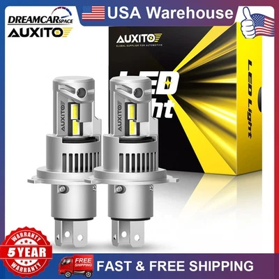 9003 H4 High Low Beam LED Headlight Bulbs 6000K Cold White Super Bright Canbus - Image 1 of 4