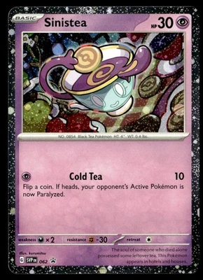 Sinistea - Promo Holo SV: Scarlet & Violet Promo Cards 062 NM Pokémon TCG - Image 1 of 2