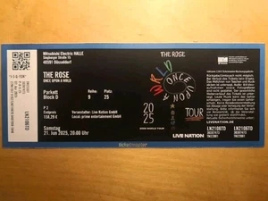 1 Ticket The Rose 21.06.2025 Düsseldorf Block D Reihe 9 KPop - Bild 1 von 3