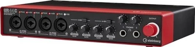 Steinberg USB3.0 Audio Interface 32bit/192kHz Red Black UR44C RD New JP - Image 1 of 4